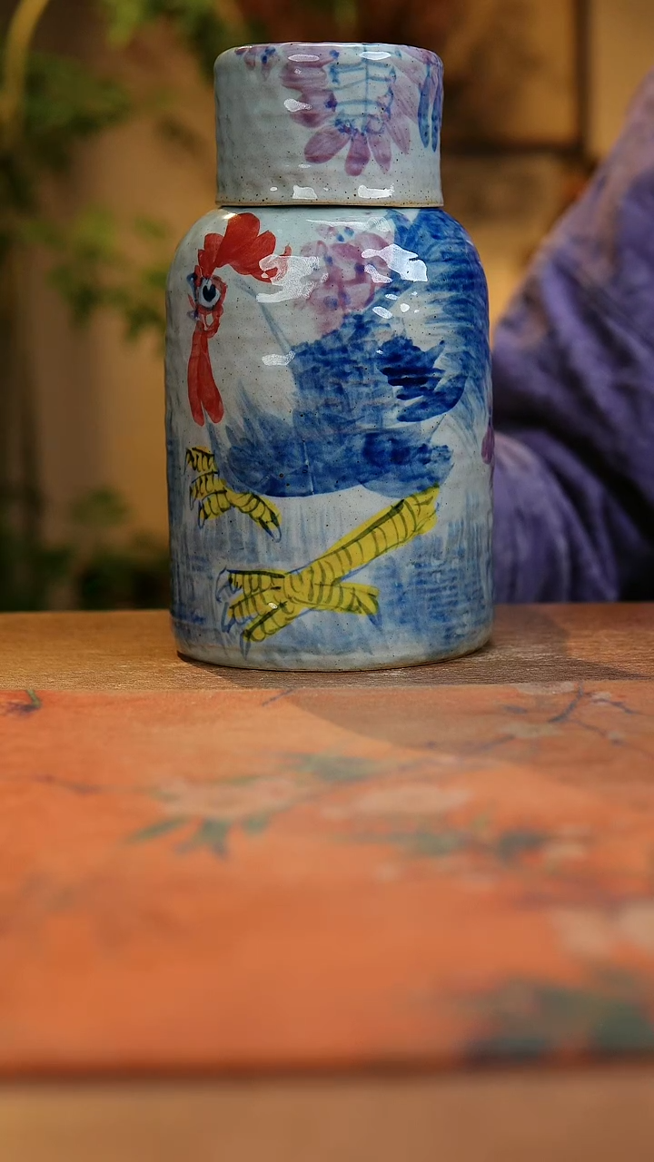 【闪购商品】瓷片221景德镇手工手绘釉下彩高温瓷