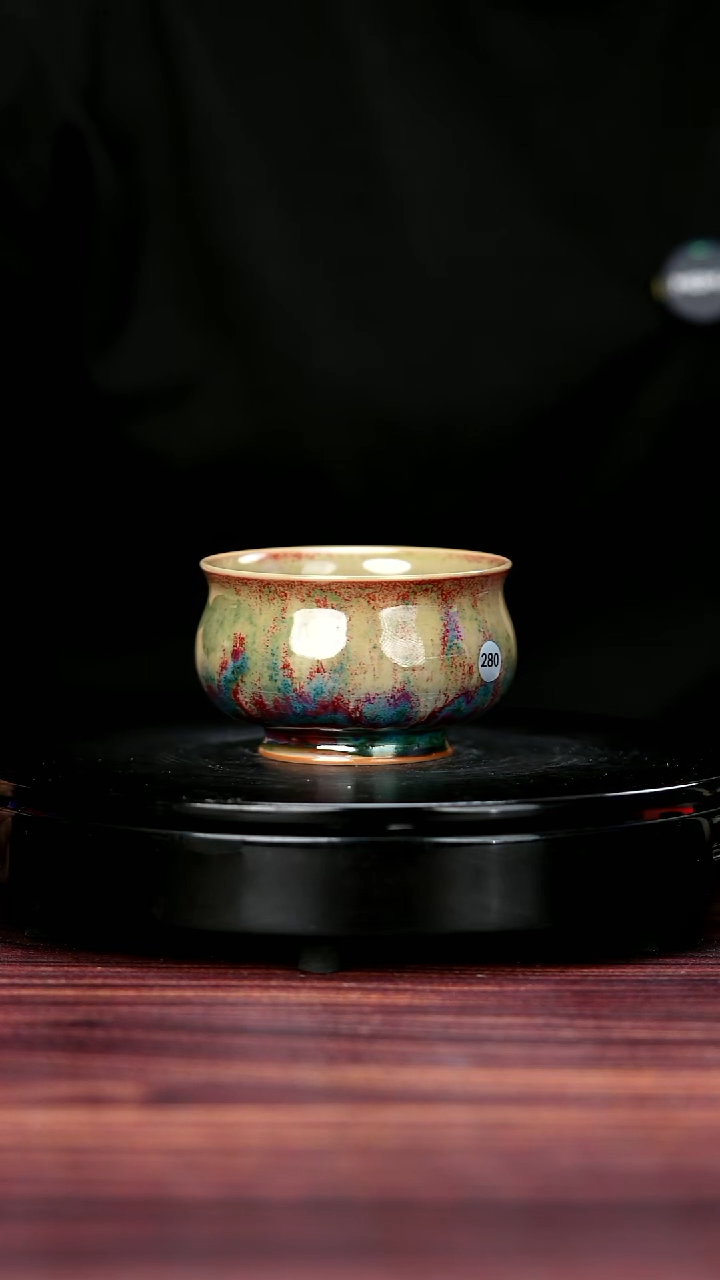 杯子280#李盼龙一级品原矿钧瓷卢氏杯