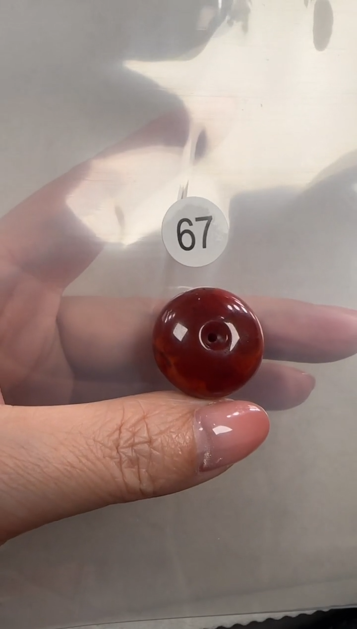未镶嵌南红玛瑙珠宝半成品小***^原矿无优化无胶裂平安扣