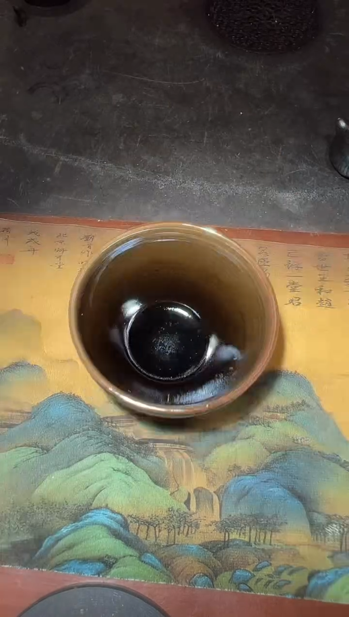茶盏建窑建盏龙窑柴烧7