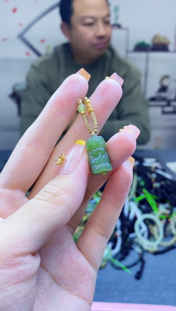 颈饰未镶嵌和田玉多样性发拍一发一