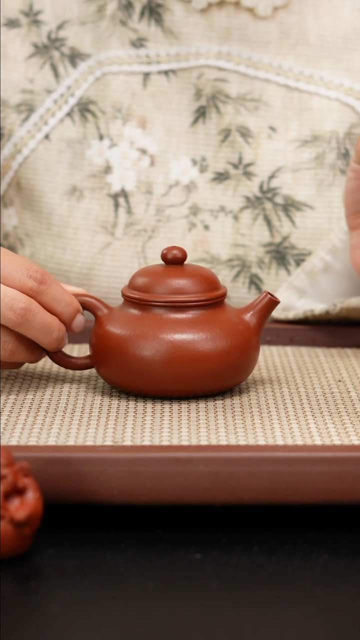 【闪购商品】紫砂茶壶全手工小煤窑粗砂朱泥容天160