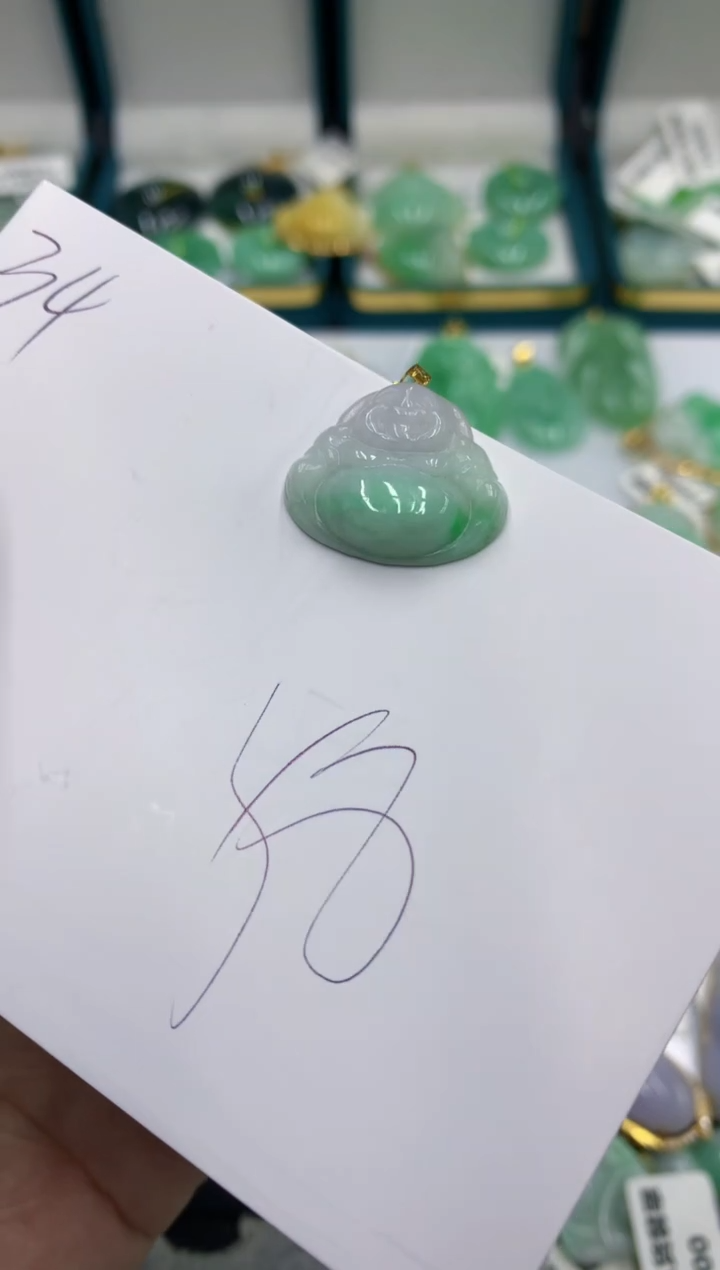 【闪购商品】翡翠颈饰18K金镶嵌号链接11111