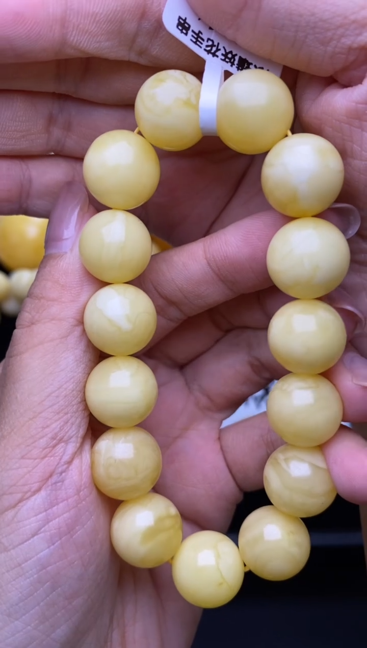 裸石琥珀未镶嵌14mm+大小姐珠宝47