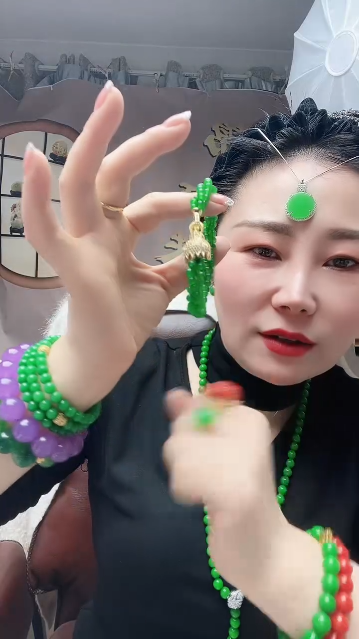 【闪购商品】翡翠手链14K金镶嵌S2号