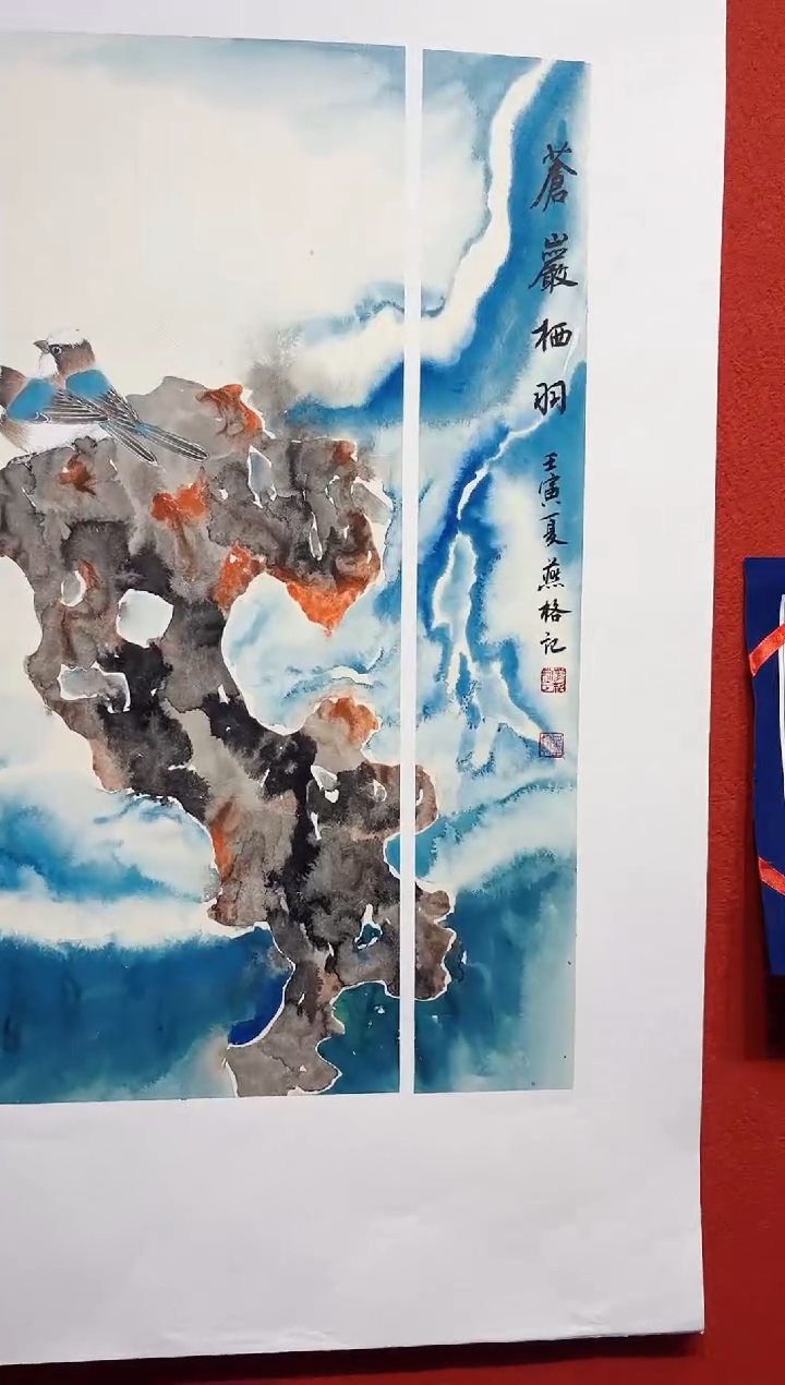 国画秦燕格国画手绘作品Y12