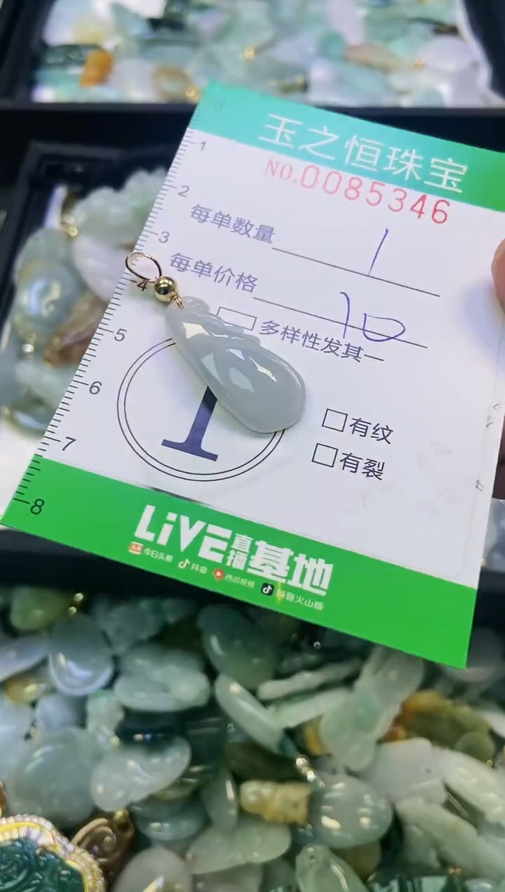 翡翠未镶嵌颈饰闪购0085346