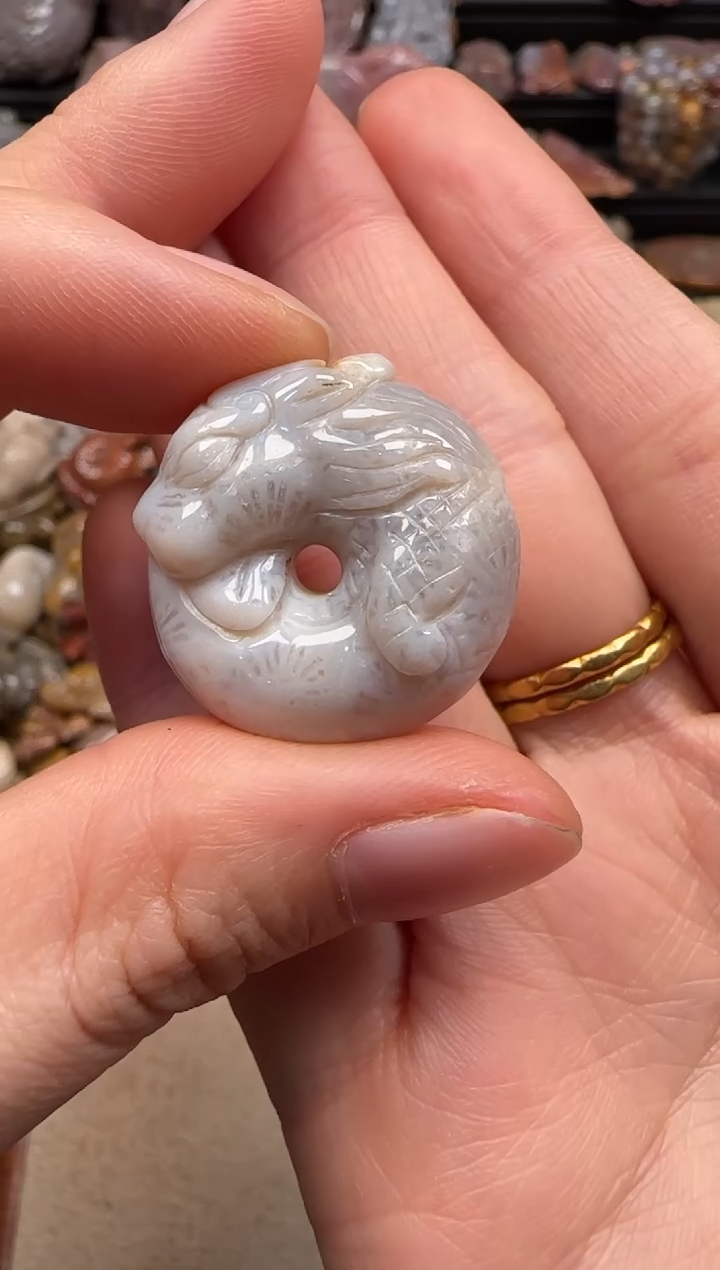 【闪购商品】硅化珊瑚（珊瑚玉）颈饰未镶嵌640