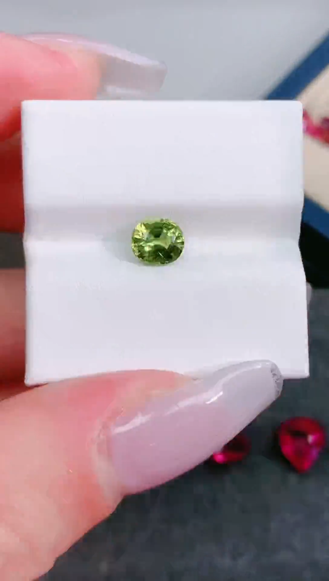 未镶嵌珠宝半成品碧玺绿色0.92ct