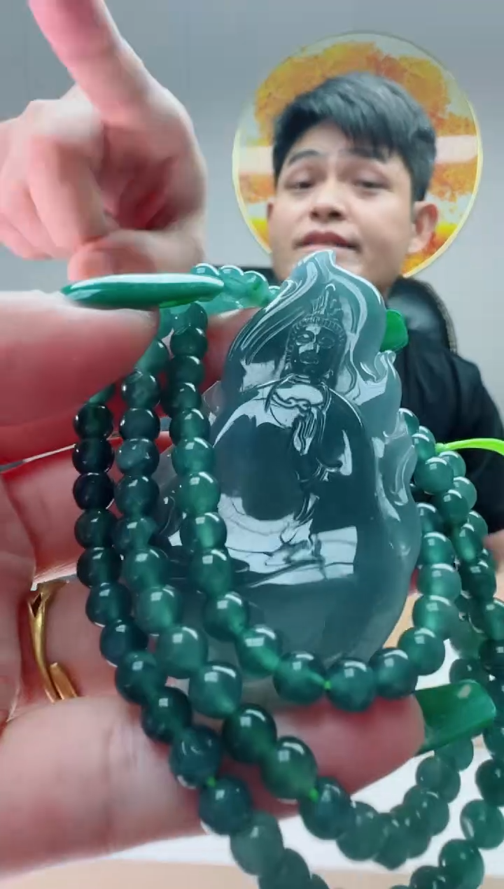 翡翠未镶嵌颈饰多样性随机发其一