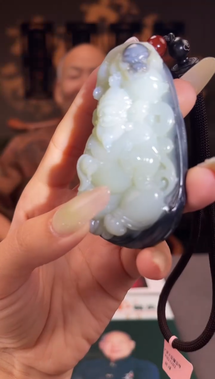 和田玉未镶嵌颈饰C545