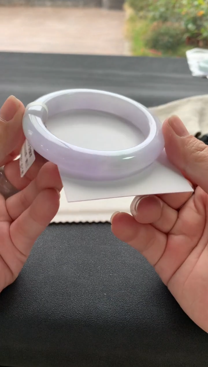 【闪购商品】翡翠手镯未镶嵌55.7正圈Y1327买断