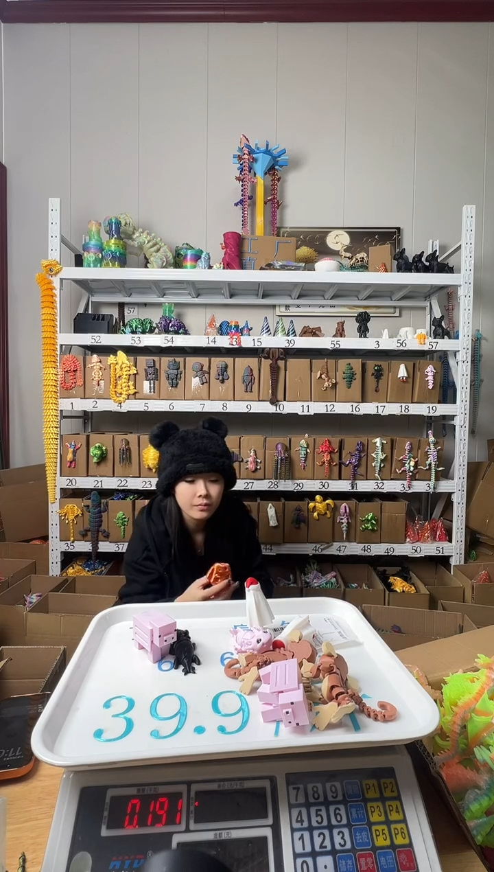 3D打印纯白大章鱼