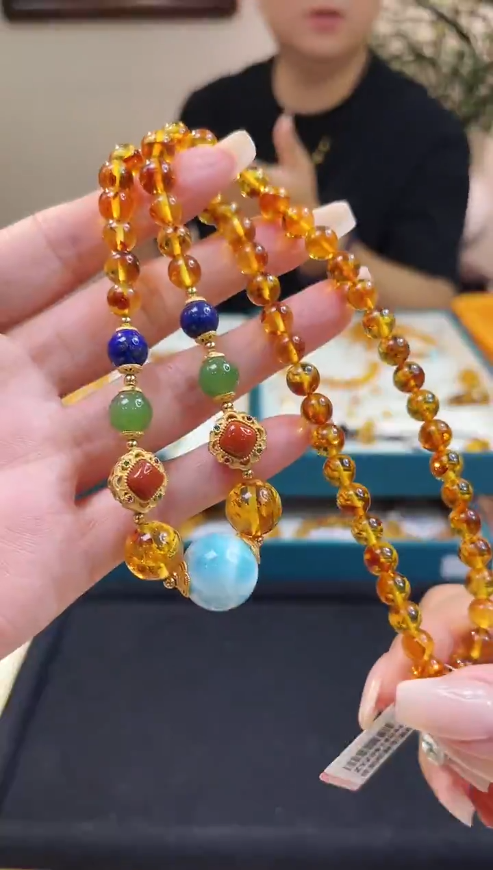 手链琥珀未镶嵌@@ZY20916044
