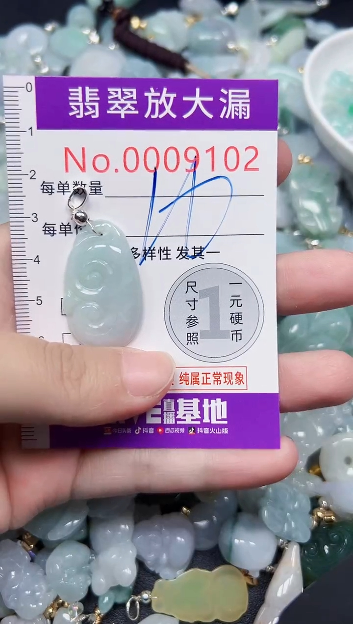 颈饰未镶嵌翡翠9102