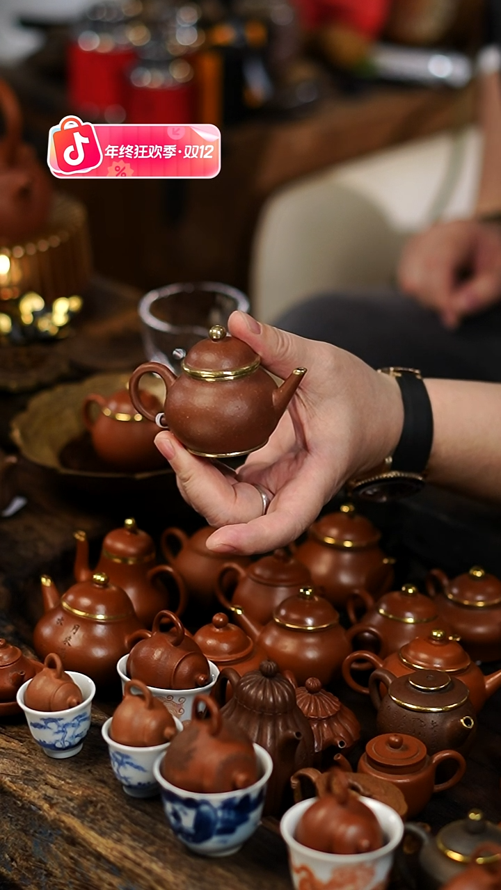 闪购2 60CC 包铜小茶壶功夫茶道具