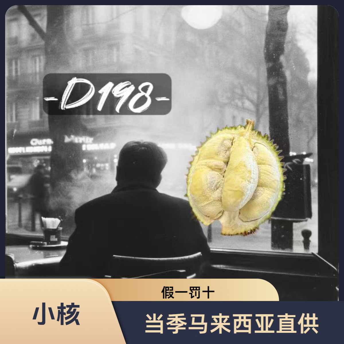 D198金凤马来西亚（液氮）榴莲金凤马来西亚