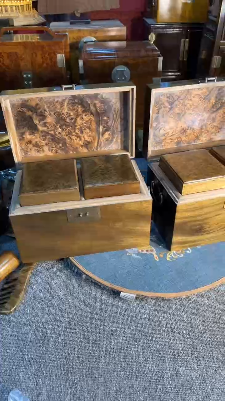 【闪购商品】乌木类成套家具阴沉盒中盒  s45