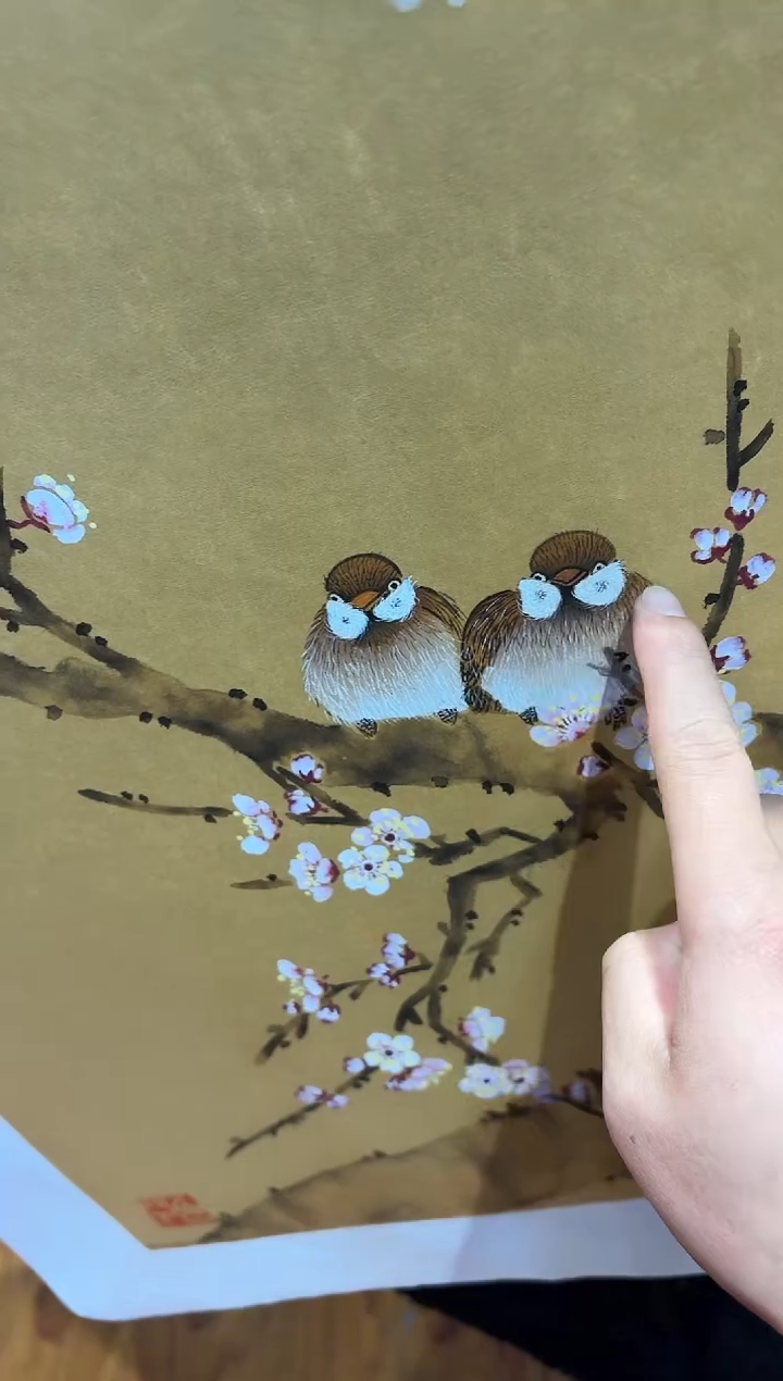 【闪购商品】国画孙桂国老师字画带亲笔合影证书12-4