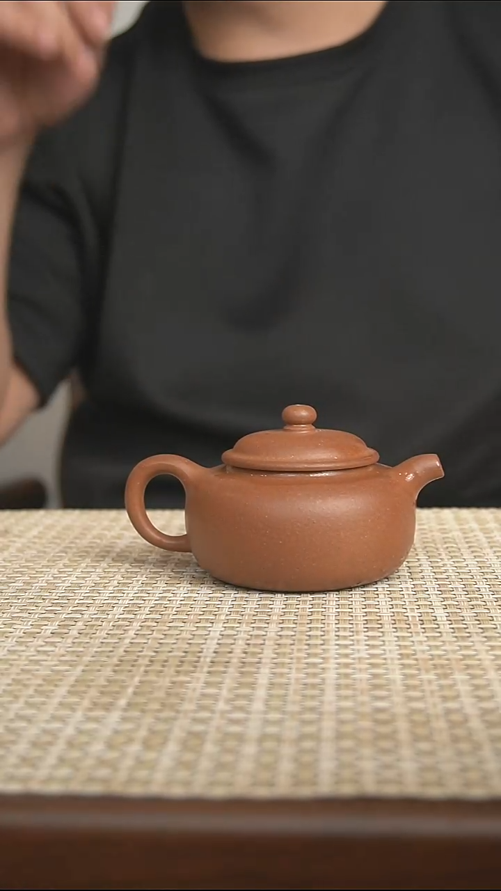 茶壶紫砂宜兴紫砂壶段泥仿古壶160cc
