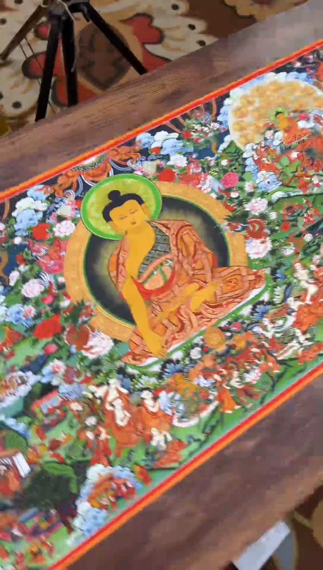 吊坠老三的唐卡tk16