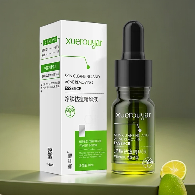 雅净肤祛痘精华液改善痘印水杨酸祛痘青春萃补水jft