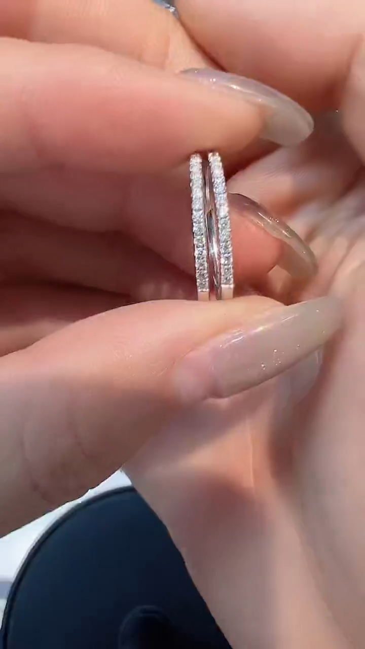 【闪购商品】钻石戒指/指环18K金镶嵌多样性发一