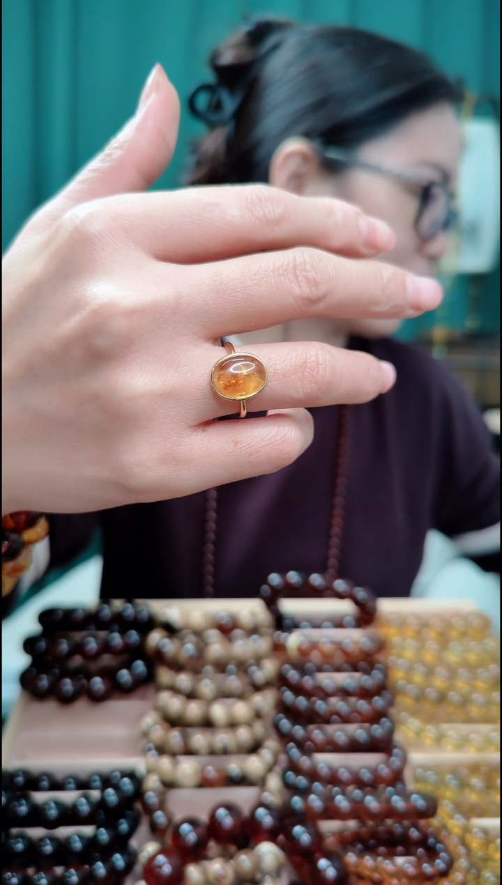 【闪购商品】琥珀（花珀）珠宝奇石未镶嵌0000000000000