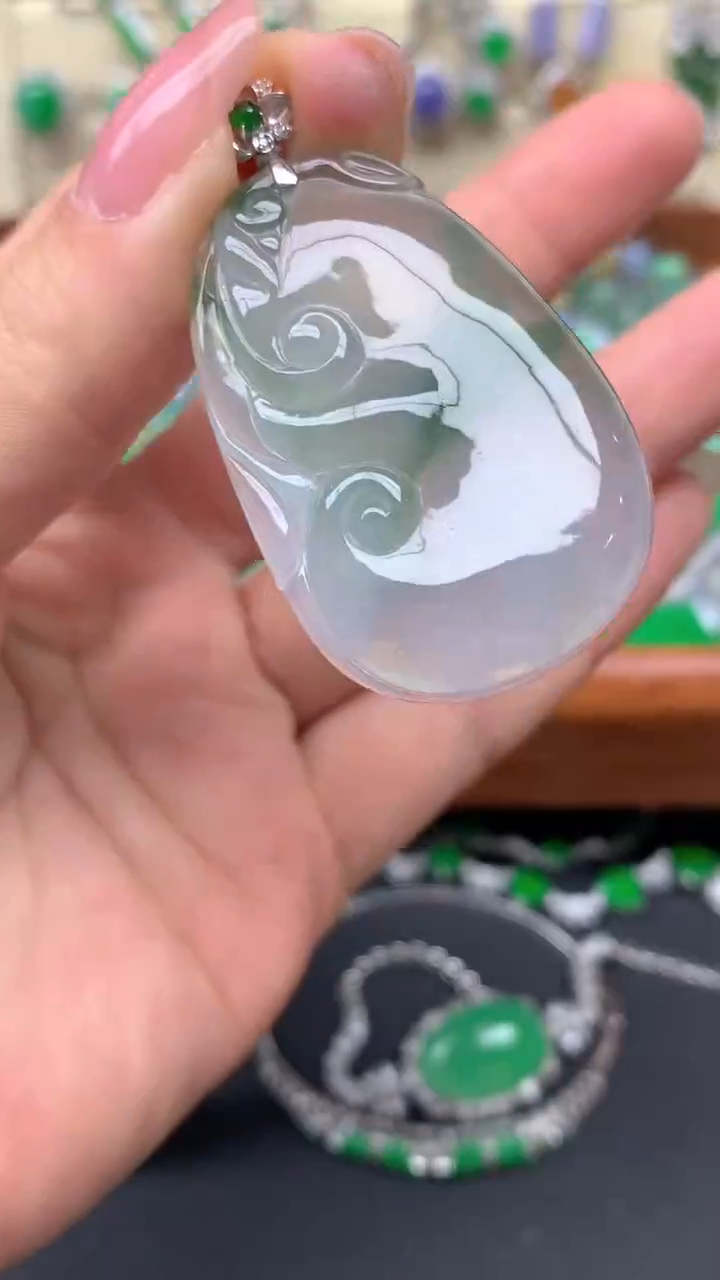 【闪购商品】翡翠颈饰未镶嵌258-天然翡翠