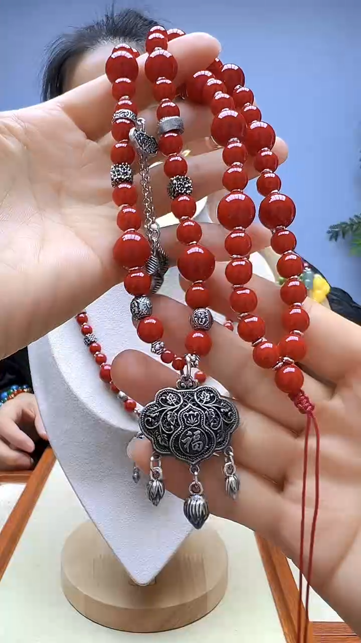 非金属珐琅非金属无高货diy劲饰祥云项链