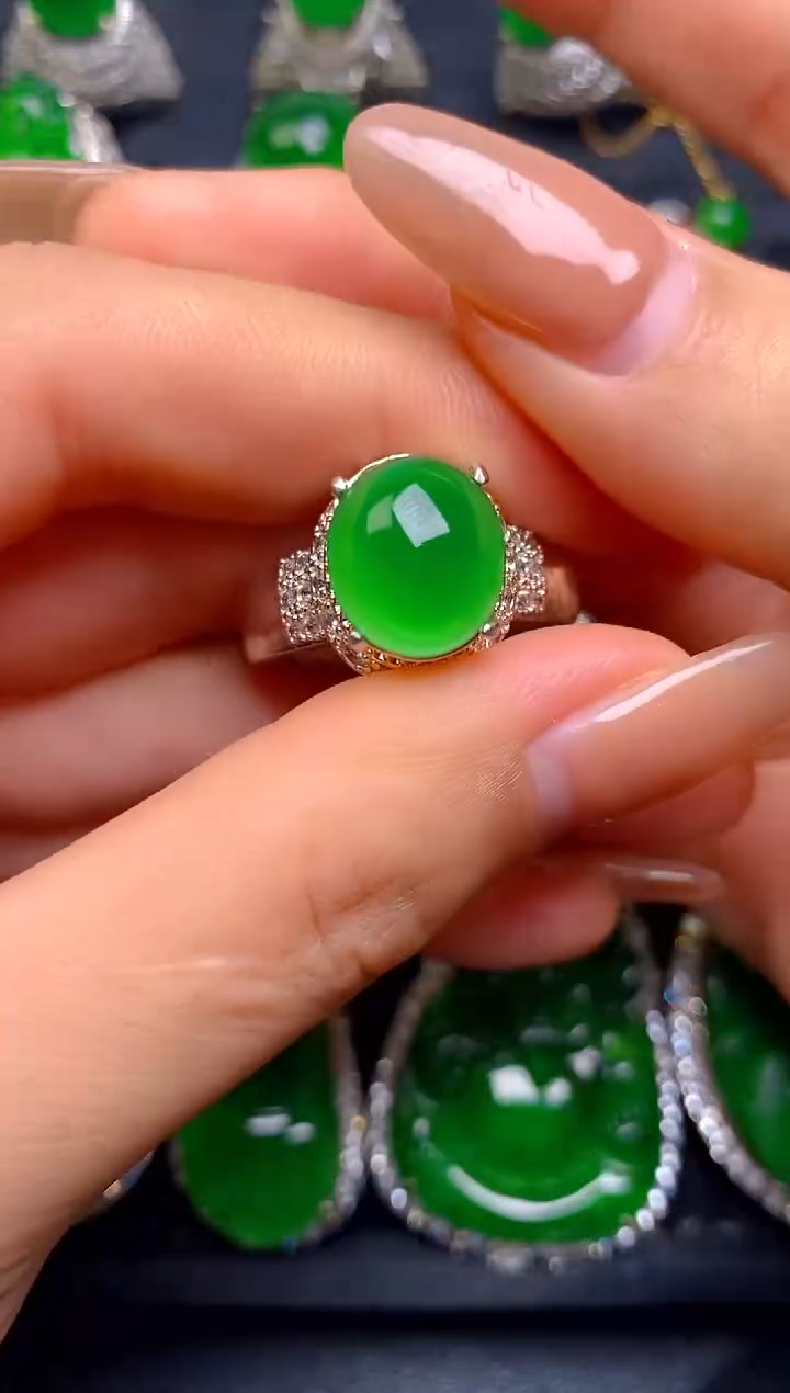 【闪购商品】翡翠戒指未镶嵌蛋面