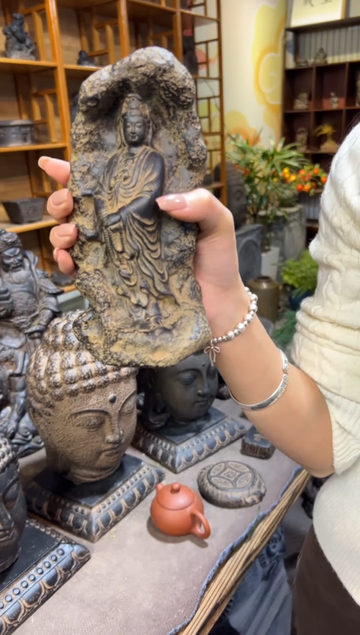 陶土【火山泥】普慈观音