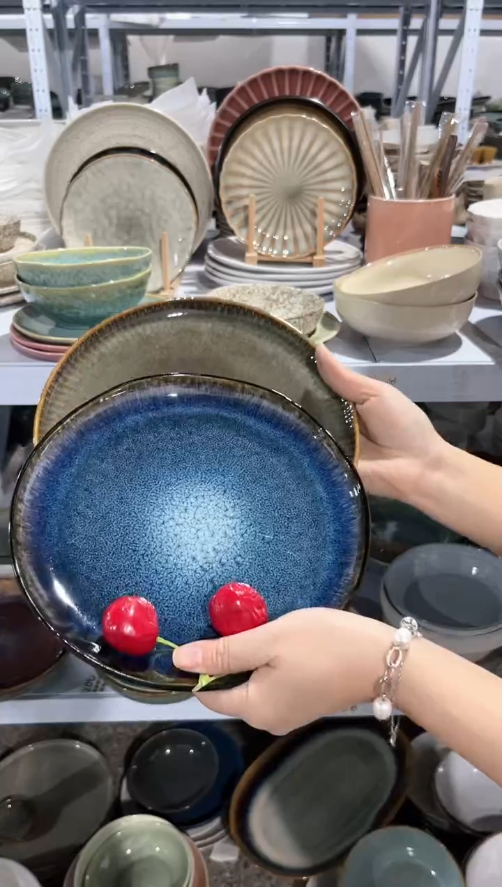 【闪购商品】瓷片外贸尾货瑕疵满20包邮X2 小盘组合