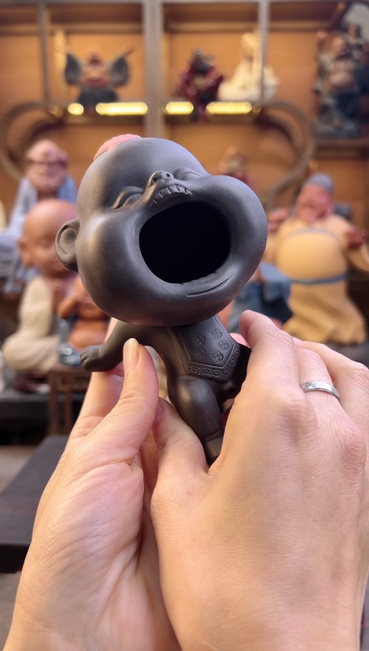 紫砂茶宠器闵茶宠摆件