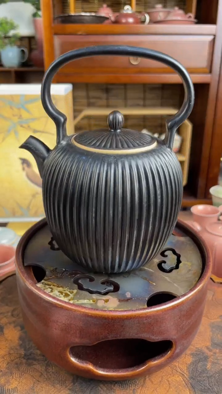 【闪购商品】虾大汲泉黑色+酱香红温茶炉