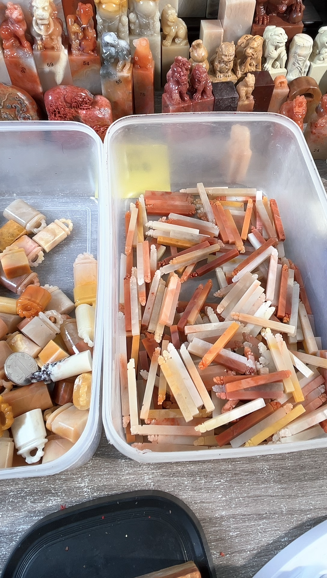 【闪购商品】老挝石印石5个印章