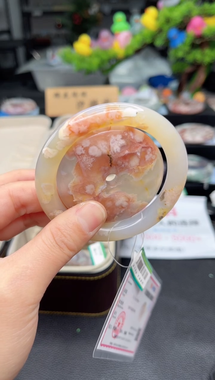 石英质玉未镶嵌手镯56圈口（赠品镯心）3540277