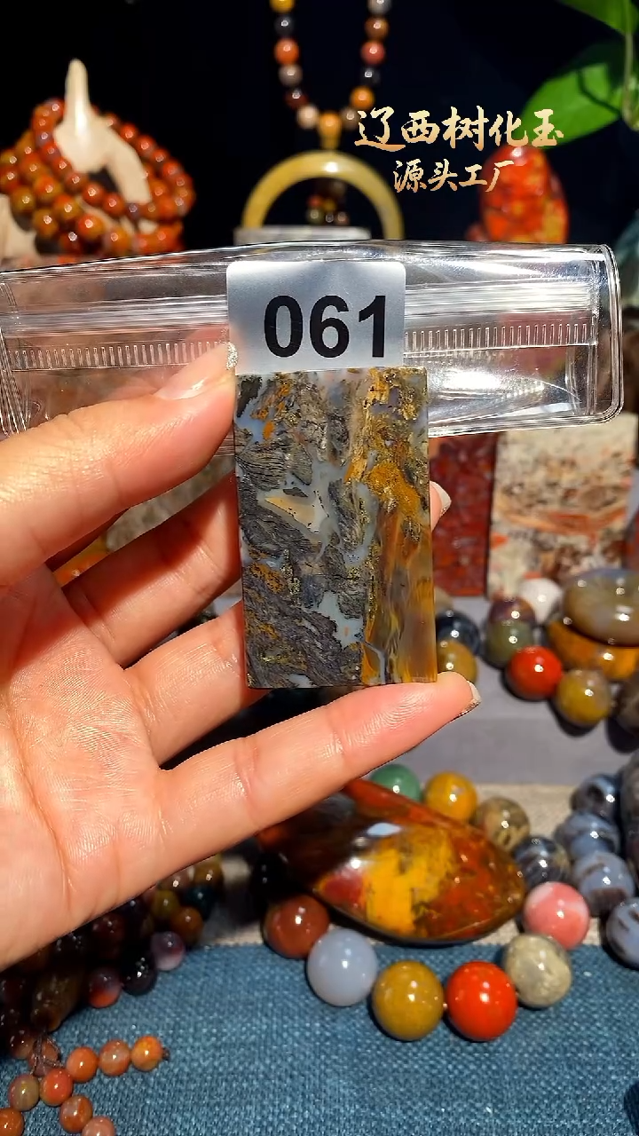 未镶嵌-硅化玉天然北票硅化玉吊坠