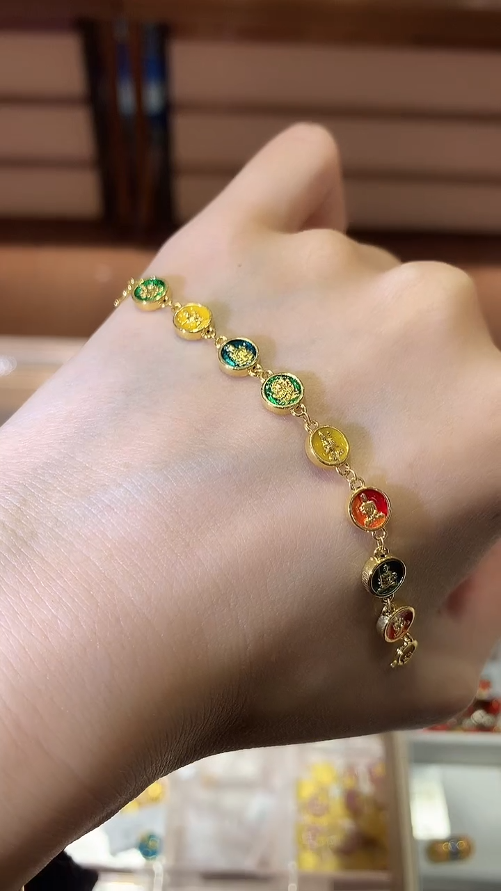 【闪购商品】18K金手链延长链时尚