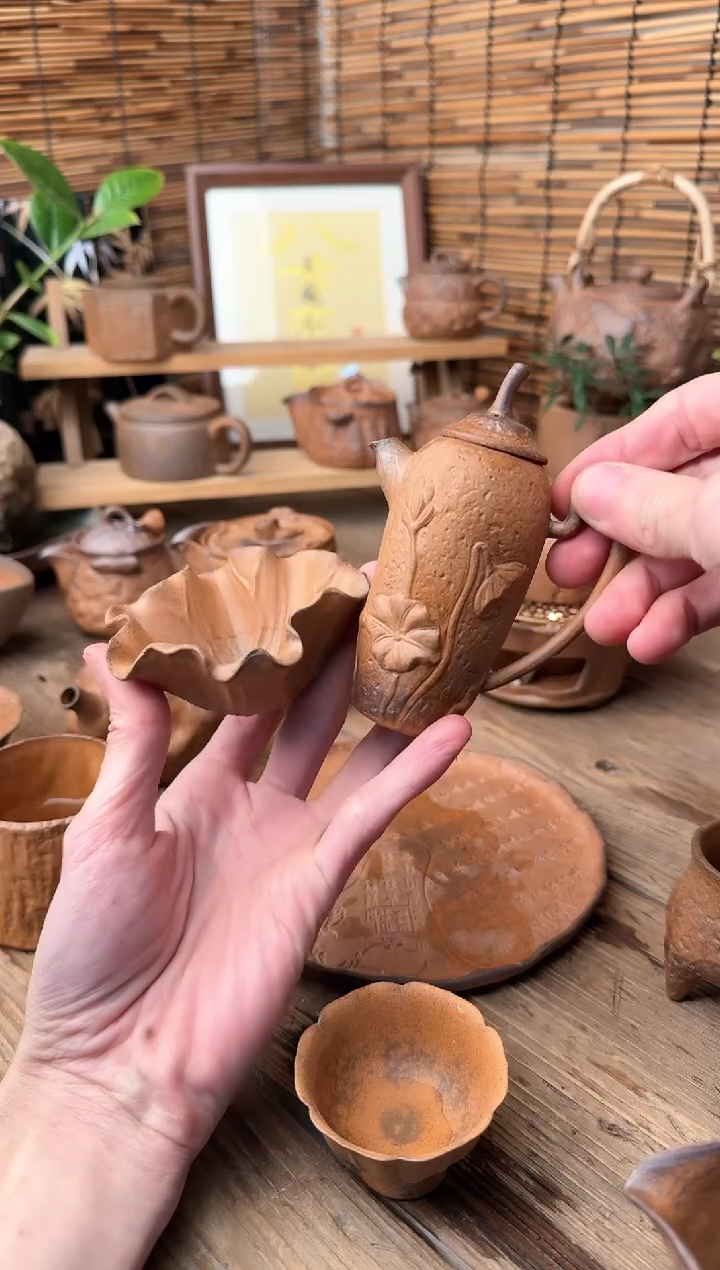 【闪购商品】原矿老岩泥茶具系列