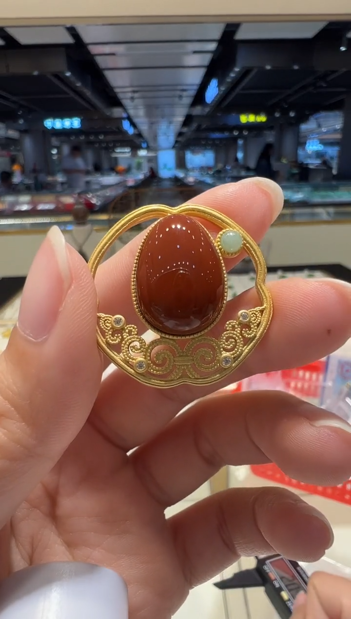 【闪购商品】南红玛瑙颈饰银S925镶嵌@2