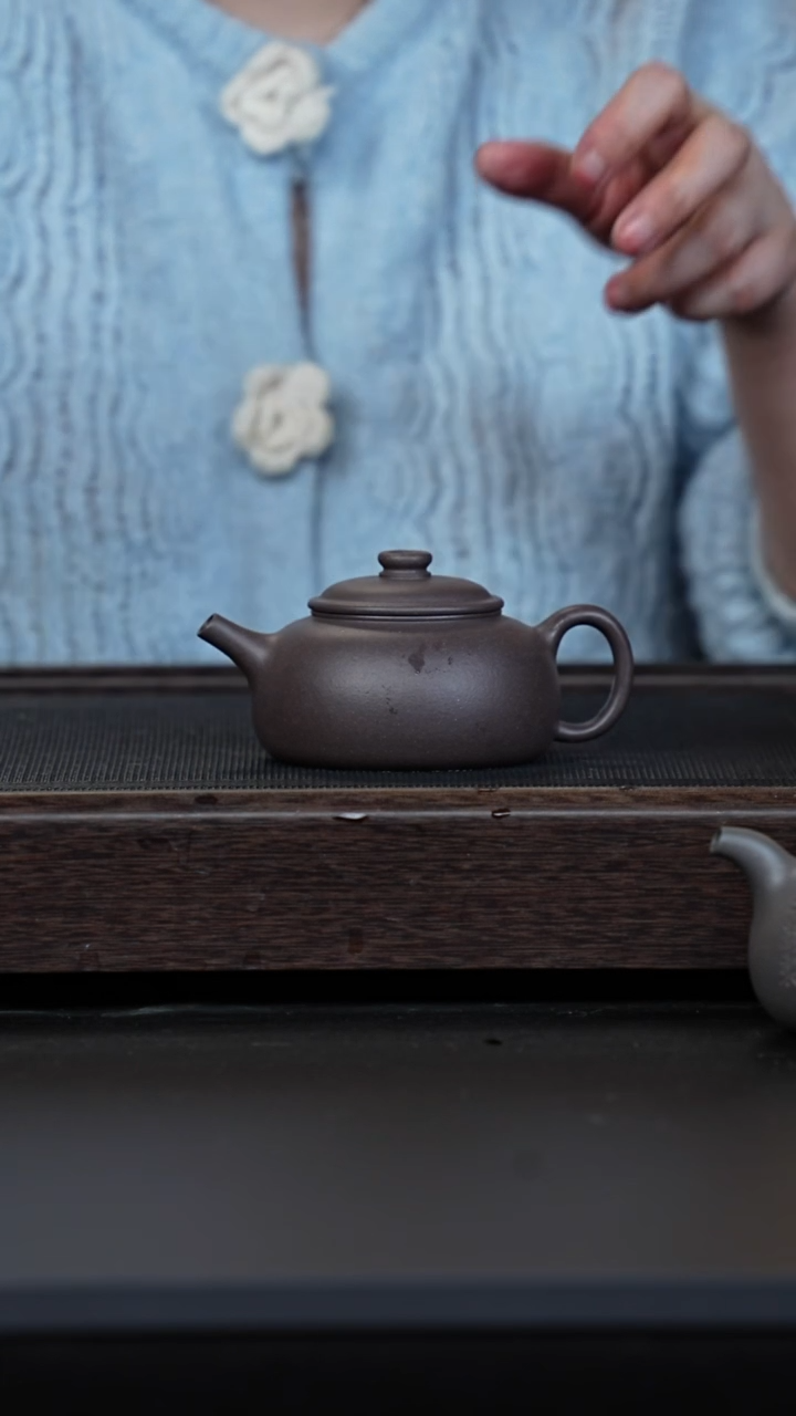 【闪购商品】紫砂茶壶微瑕天青香岩居士