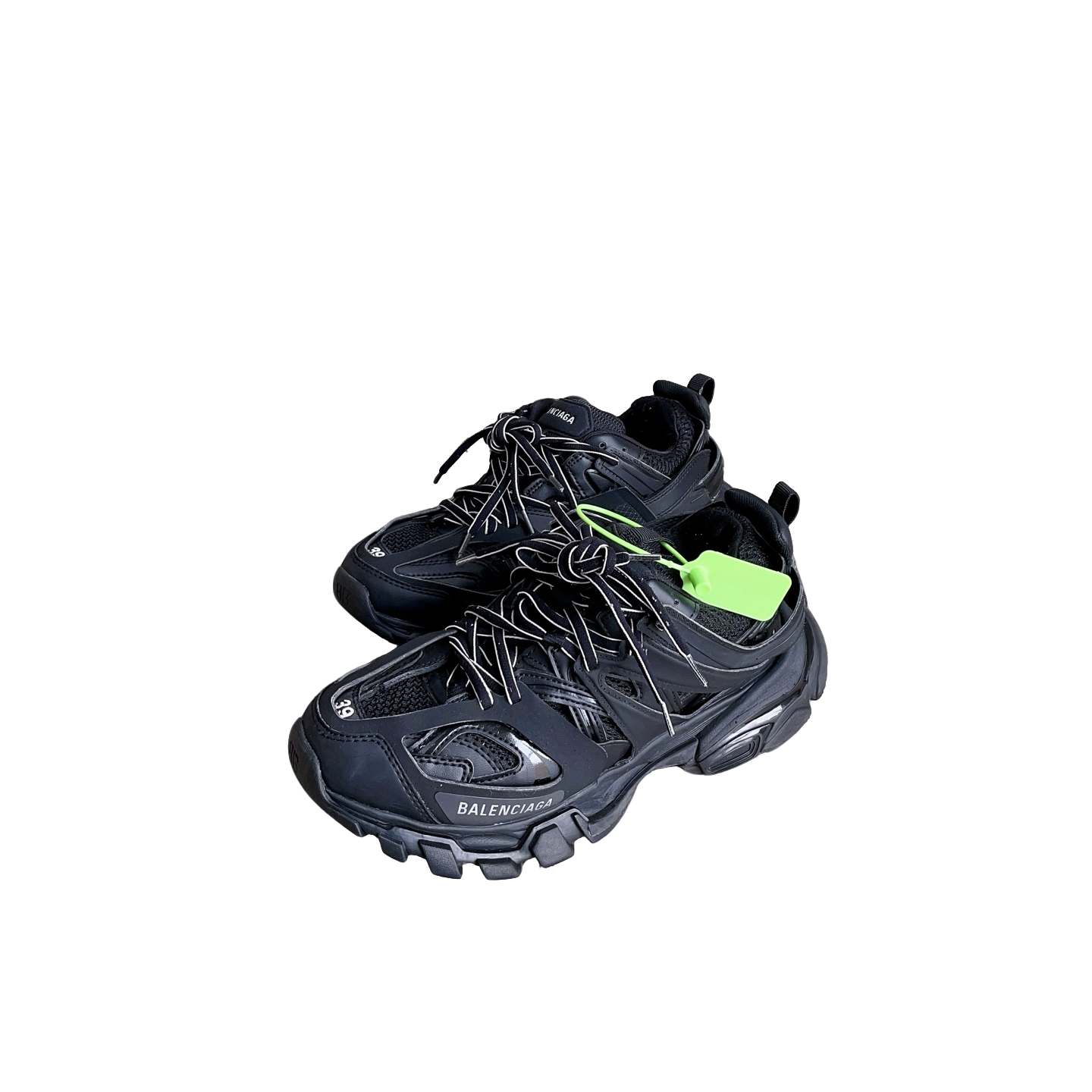 95新 Balenciaga/巴黎世家 track黑休闲鞋39码成色充新 d5893
