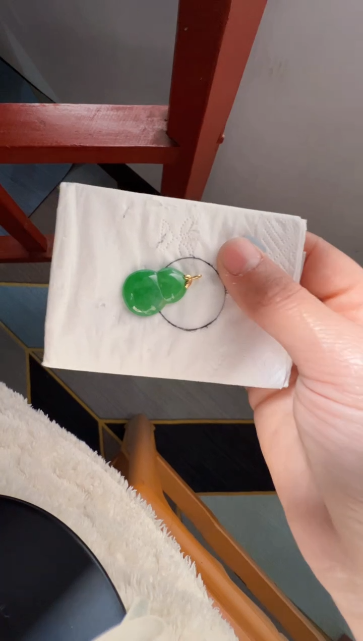 【闪购商品】定制翡翠18K金镶嵌980元