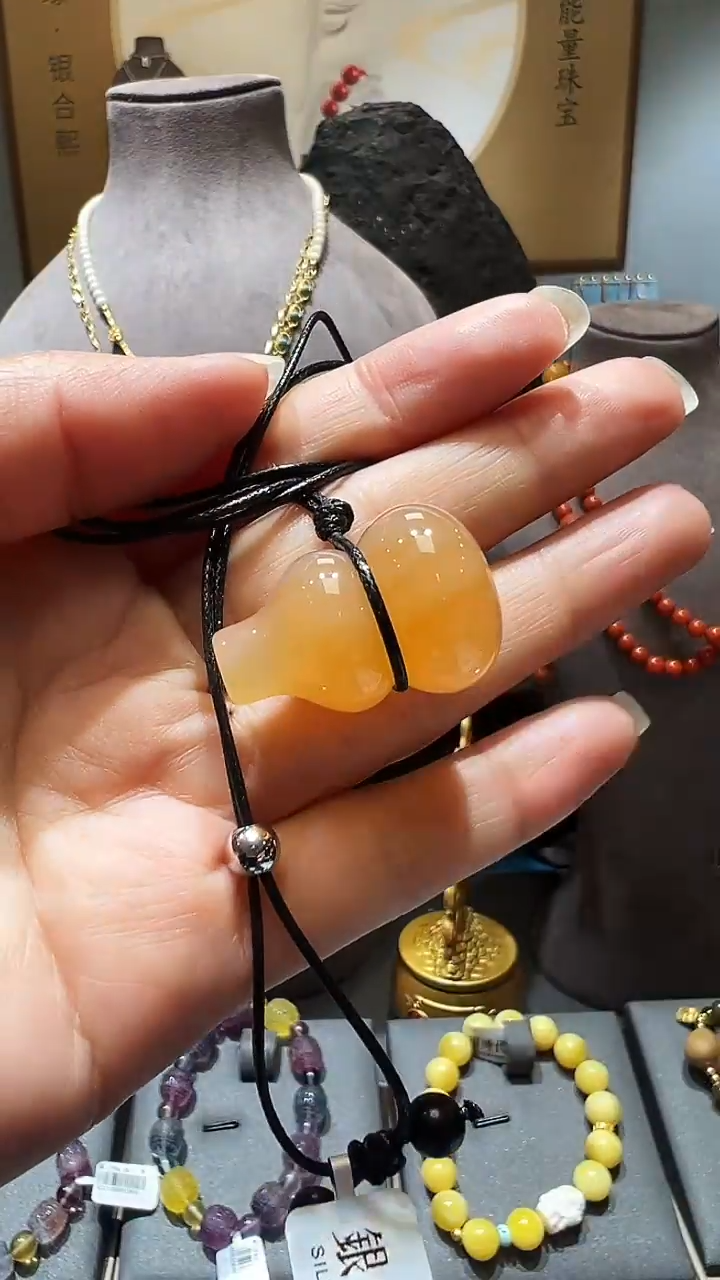 【闪购商品】玛瑙/玉髓颈饰未镶嵌项链