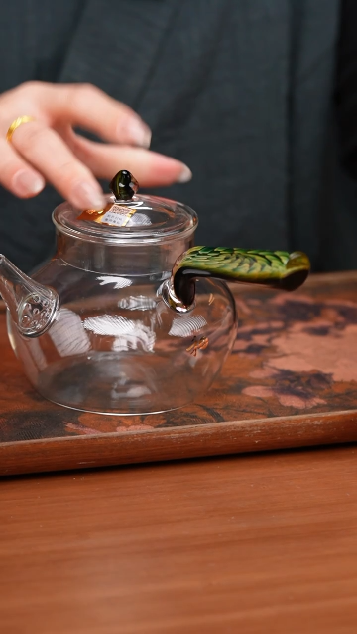 【闪购商品】禾器/云锦壶/凤尾青绿