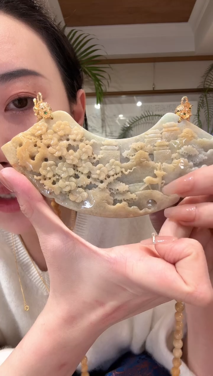 【闪购商品】翡翠颈饰未镶嵌国风