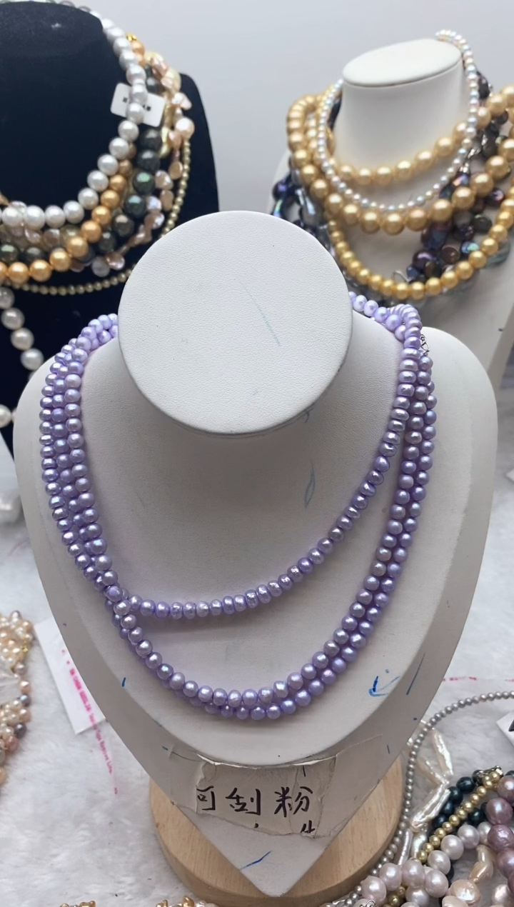 【闪购商品】淡水珍珠颈饰钛钢251