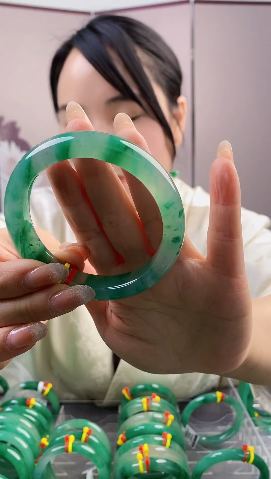 【闪购商品】石英质玉手镯未镶嵌92