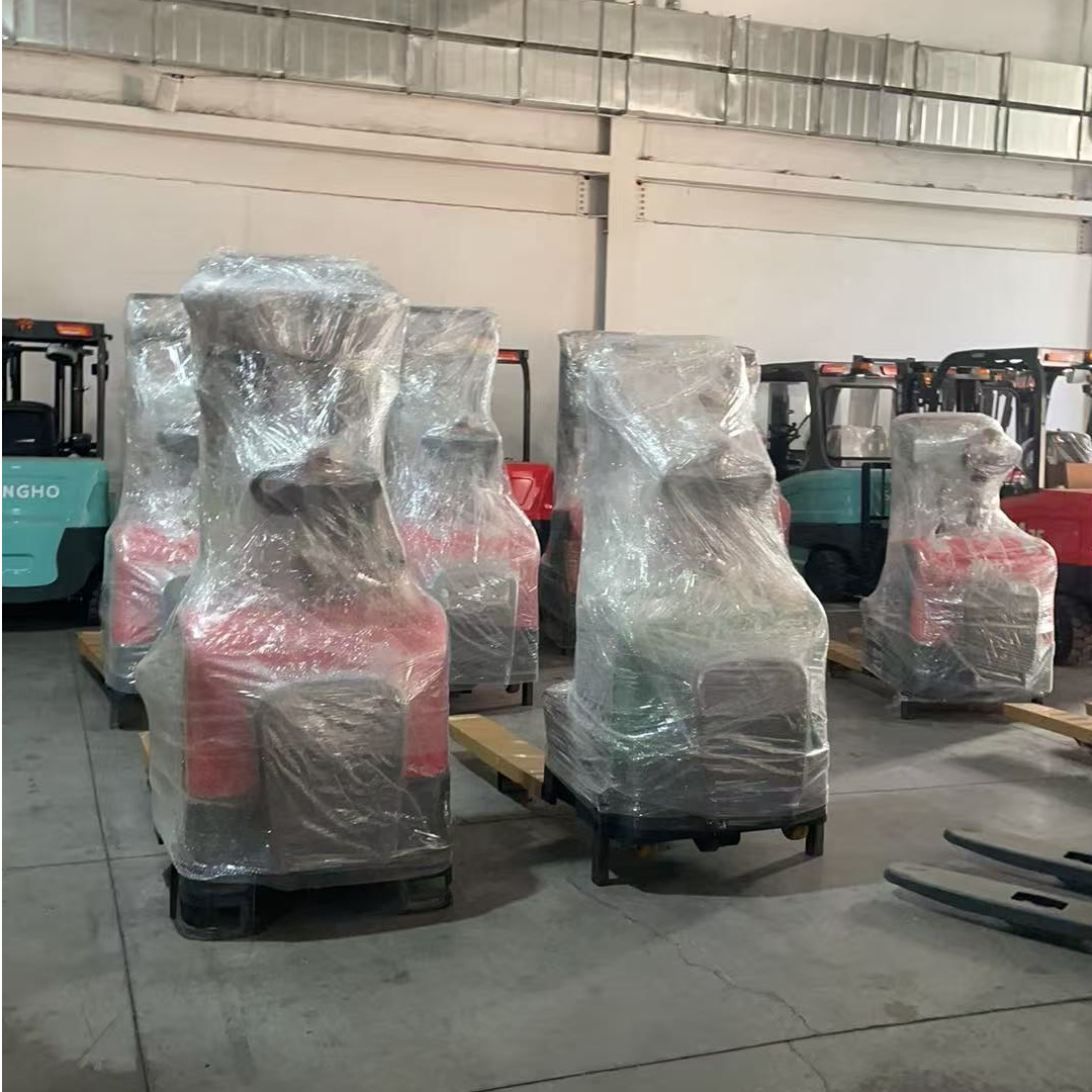 电动小型双起升堆高车液压升降装卸车仓库专用小型叉车